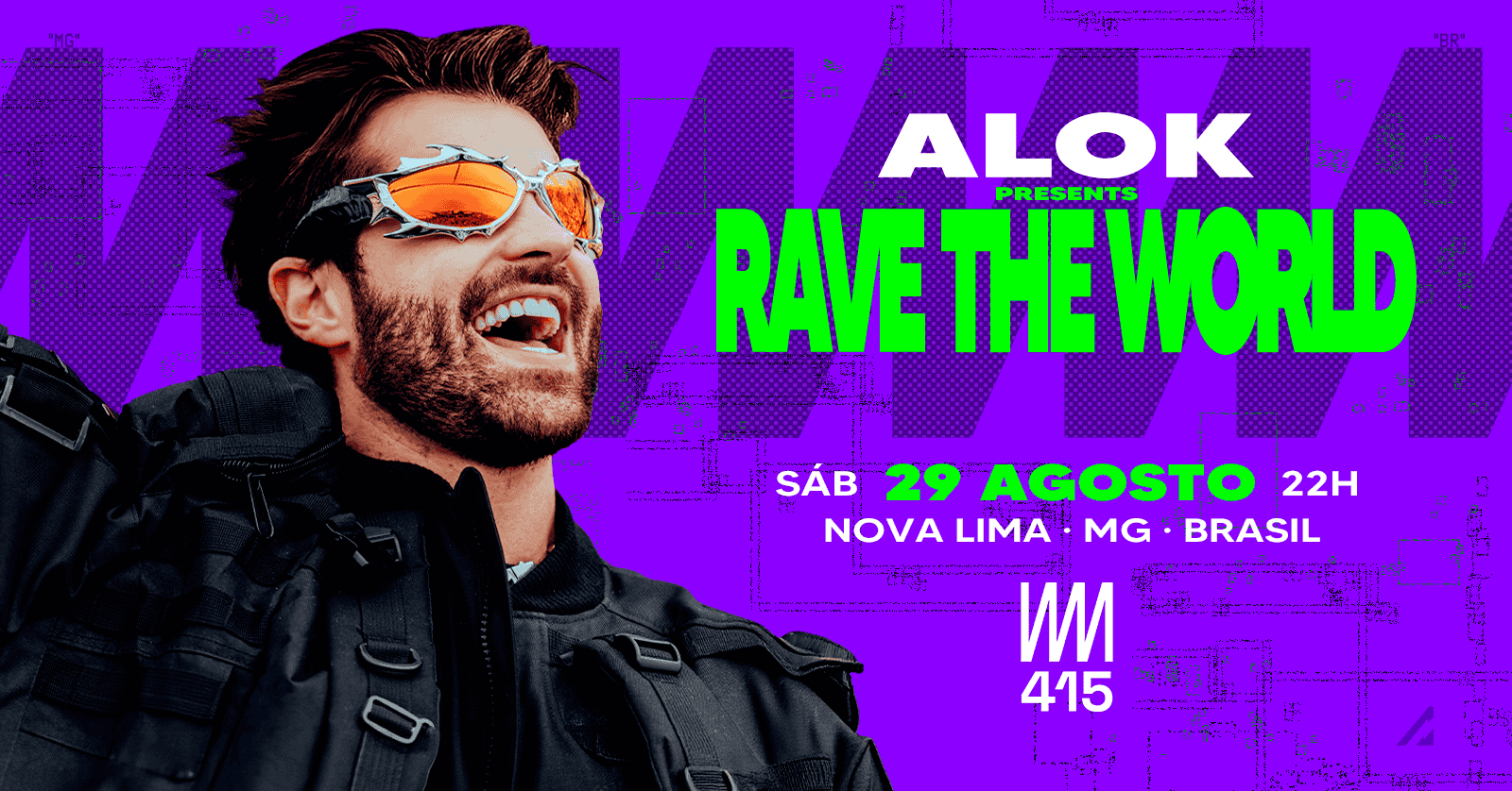 Rave The World no Club415